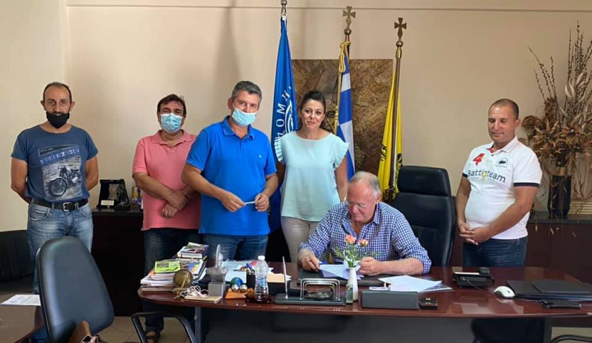 Υπογραφή δύο συμβάσεων για την υλοποίηση τεχνικών έργων στο Δήμο Σπάρτης