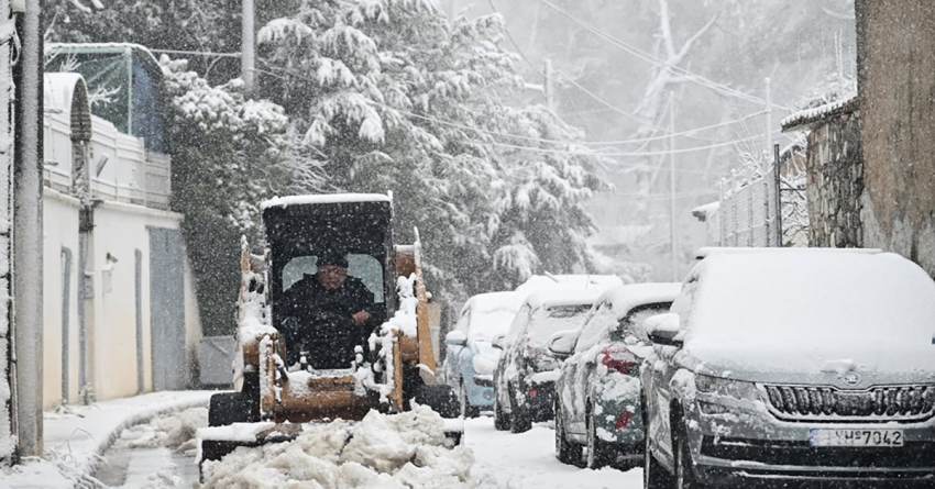 Κακοκαιρία «Μπάρμπαρα»: Το 20% της χώρας καλύφθηκε με χιόνι