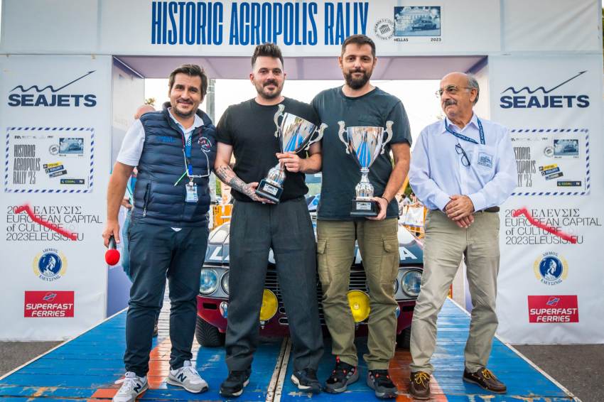 Historic Acropolis Rally 2023 – Regularity- Leg 3: Επικράτησαν οι Αθανάσιος Ντζουμάνης-Βασίλης Τσομπανίδης!