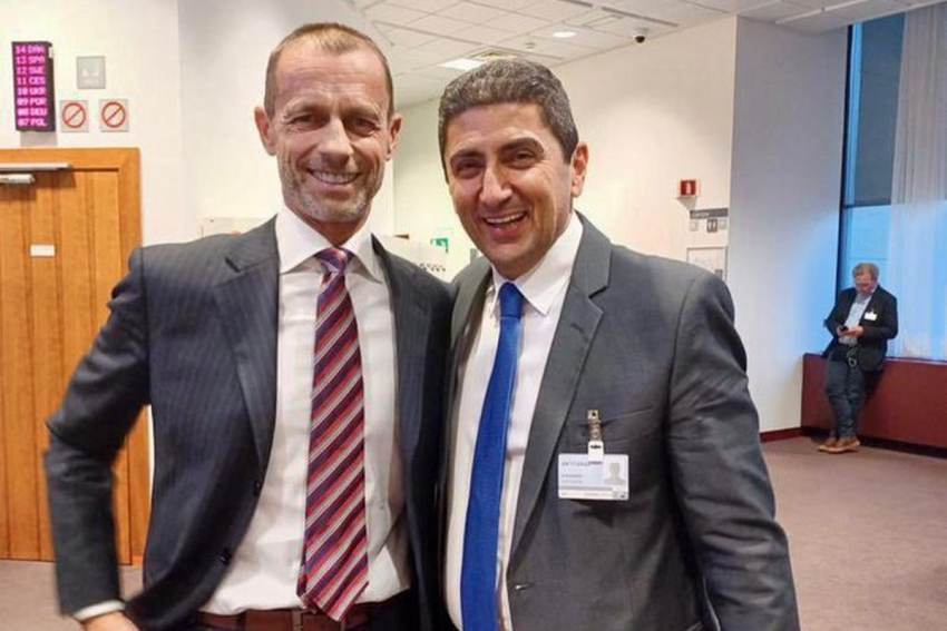 Συνάντηση Αυγενάκη - Τσεφέριν για το ελληνικό ποδόσφαιρο