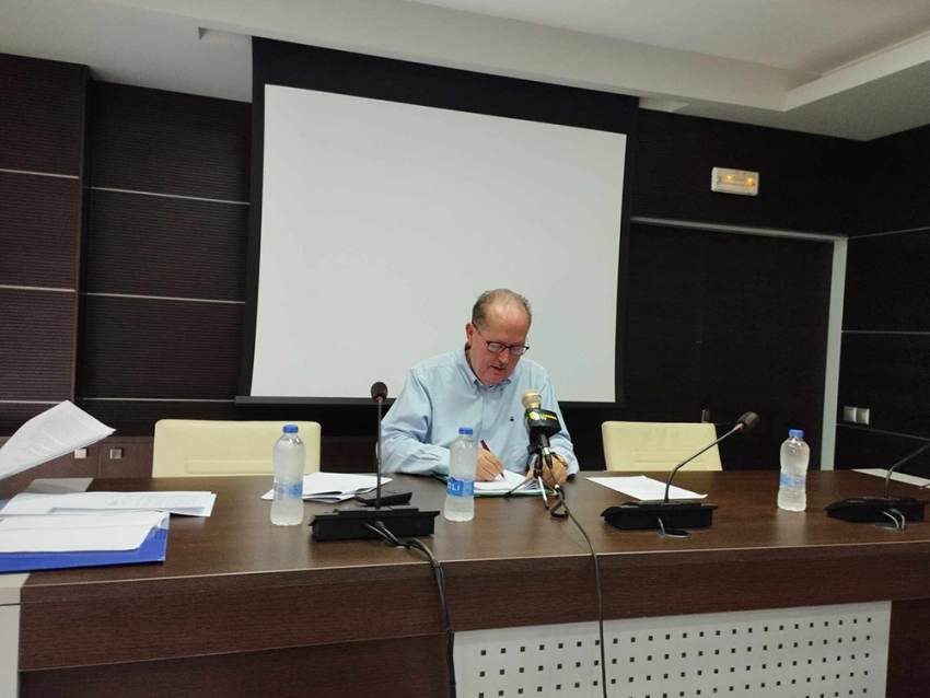 Συμβάσεις συνολικού προϋπολογισμού 1,2 εκ ευρώ για έργα στη Λακωνία υπέγραψε ο περιφερειάρχης Πελοποννήσου Π. Νίκας στην Σπάρτη