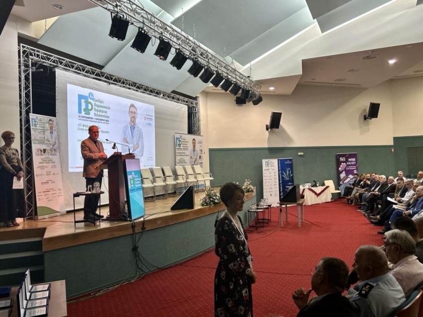 Χαιρετισμός του περιφερειάρχη Πελοποννήσου Π. Νίκα στο 4ο Συνέδριο Φαρμακοποιών Περιφέρειας Πελοποννήσου, στο Λουτράκι