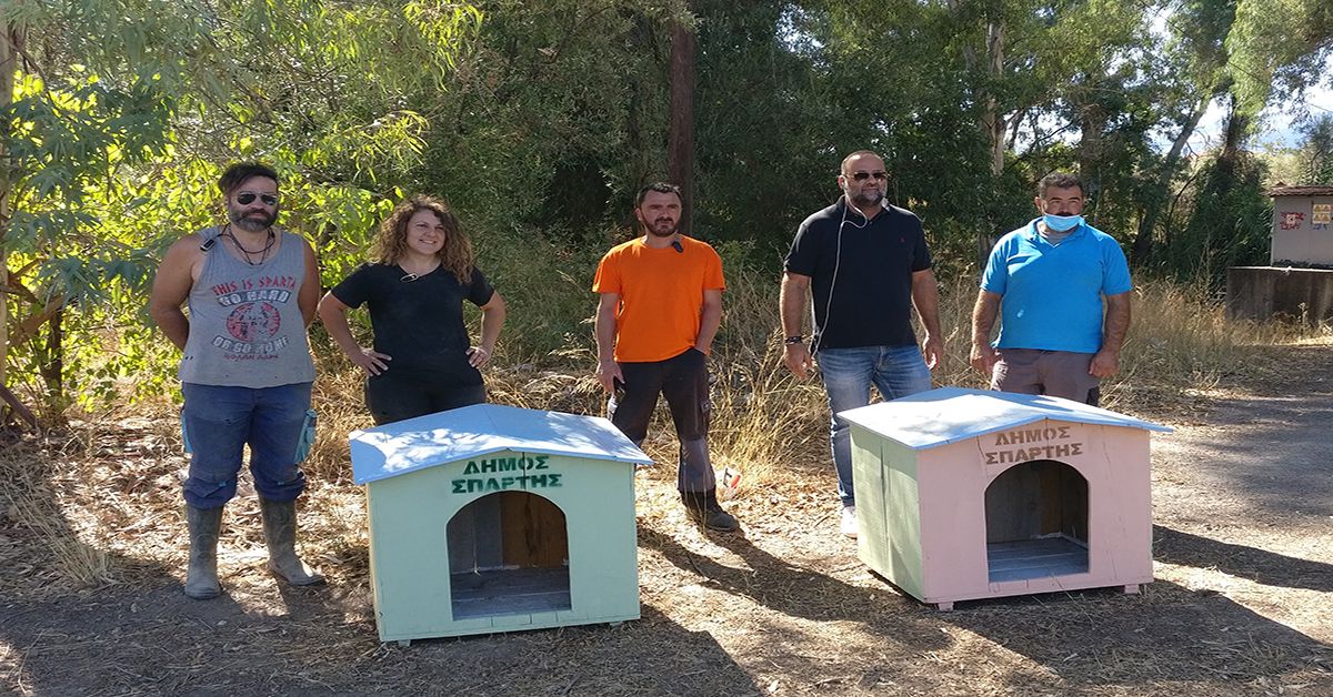 Ο Δήμος Σπάρτης κοντά στους αδέσποτους φίλους μας