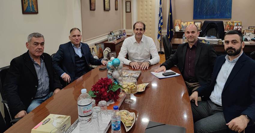 Ν. Κρητικός: Με τον Αγροτικό Συνεταιρισμό Μολάων – Πακίων στον Υφυπουργό κ.Απόστολο Βεσυρόπουλο