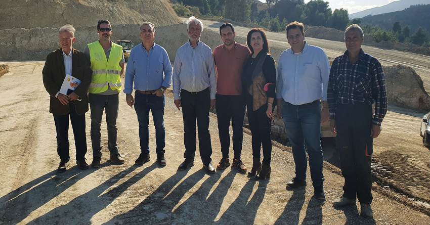 Επίσκεψη του Πέτρου Τατούλη στο Φράγμα του Ασωπού