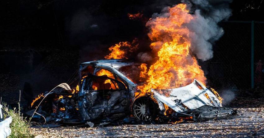 WRC: Κάηκε ολοσχερώς το Hyundai του Ντάνι Σόρδο στο Ράλι Ιαπωνίας (+video)