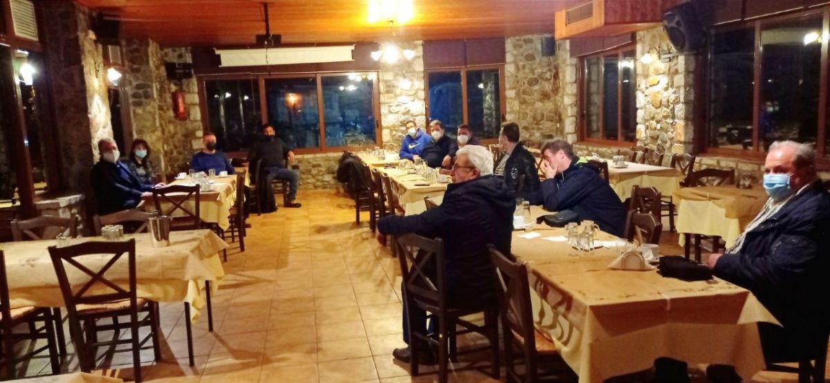 Στ. Αραχωβίτης: “Ενημερωτική συνάντηση και συζήτηση με τους προέδρους των κοινοτήτων ΔΕ Μυστρά”