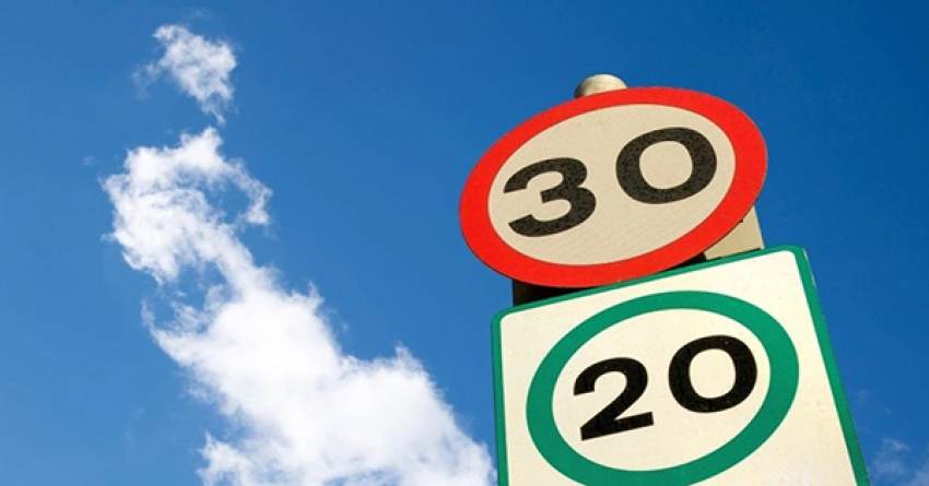 Σε ποια σημεία θα μπει όριο 30 χλμ/ώρα και πού 20 χλμ/ώρα