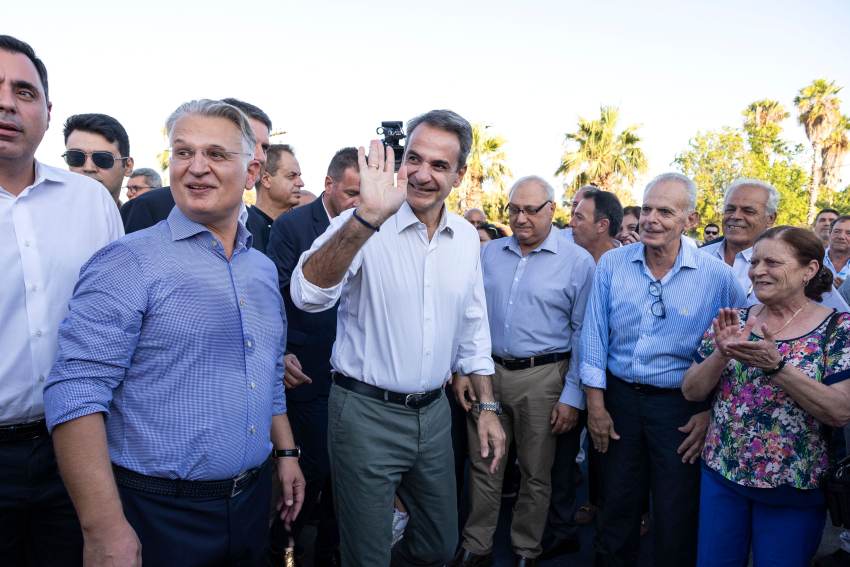 Χαιρετισμός του Πρωθυπουργού και Προέδρου της Νέας Δημοκρατίας, Κυριάκου Μητσοτάκη, στην εκδήλωση για την παρουσίαση της υποψηφιότητας του Δημήτρη Πτωχού για την Περιφέρεια Πελοποννήσου