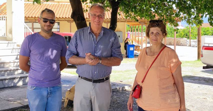 Ο Πέτρος Δούκας επισκέφθηκε το σχολείο του Μυστρά-Αγίου Ιωάννη Σπάρτης