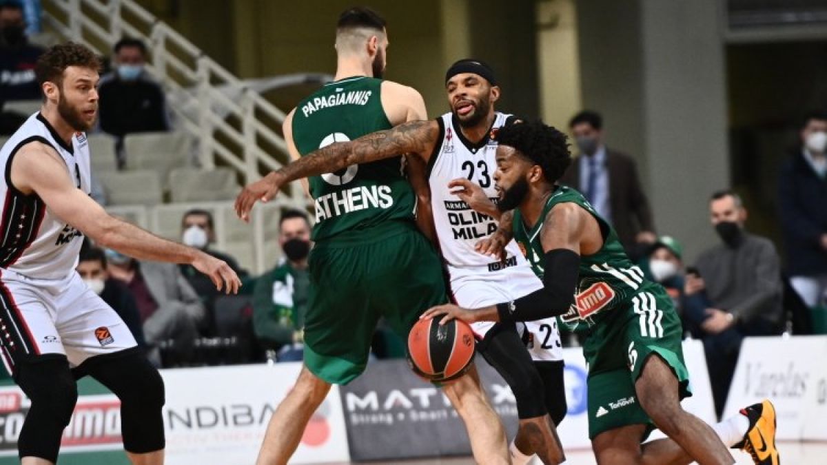 Euroleague: Δεν τα κατάφερε ο Παναθηναϊκός απέναντι στην Αρμάνι (75-76)