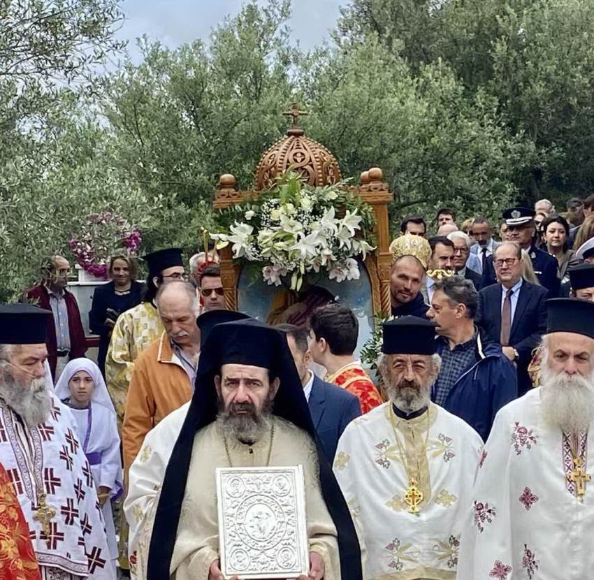 Στη Χώρα ο περιφερειάρχης Πελοποννήσου Π. Νίκας, στις εκδηλώσεις για τον προστάτη της Αγιο Δημήτριο τον Νεομάρτυρα