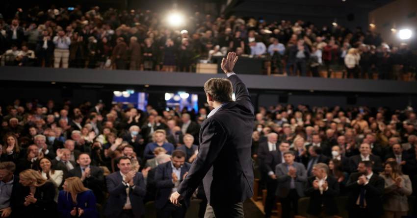 Ομιλία του Πρωθυπουργού και Προέδρου της Νέας Δημοκρατίας Κυριάκου Μητσοτάκη στη Λαμία