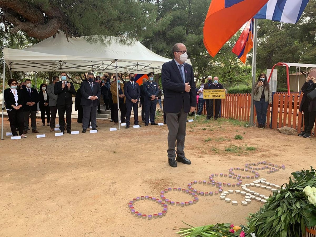 Π. Νίκας στην εκδήλωση για τη γενοκτονία των Αρμενίων, “μας ενώνει το άδικο αίμα”