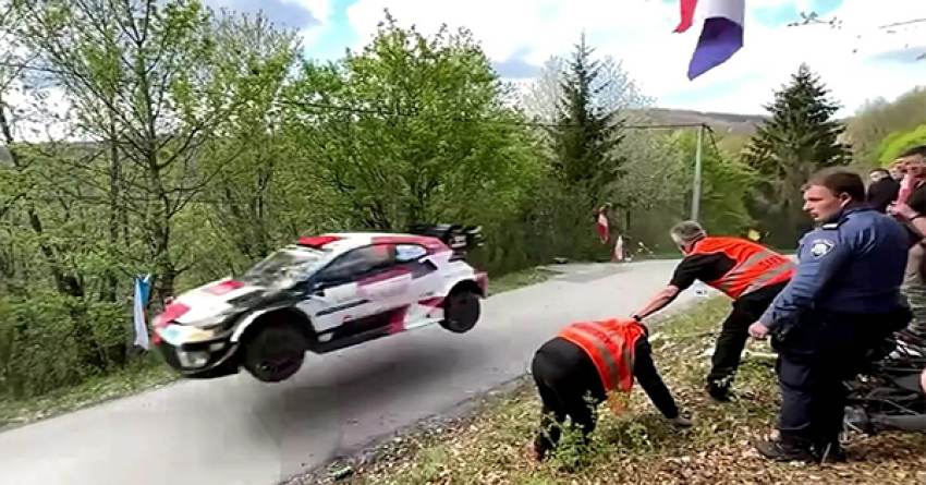ΣΟΚ: Παρολίγο τραγωδία στο WRC (+video)