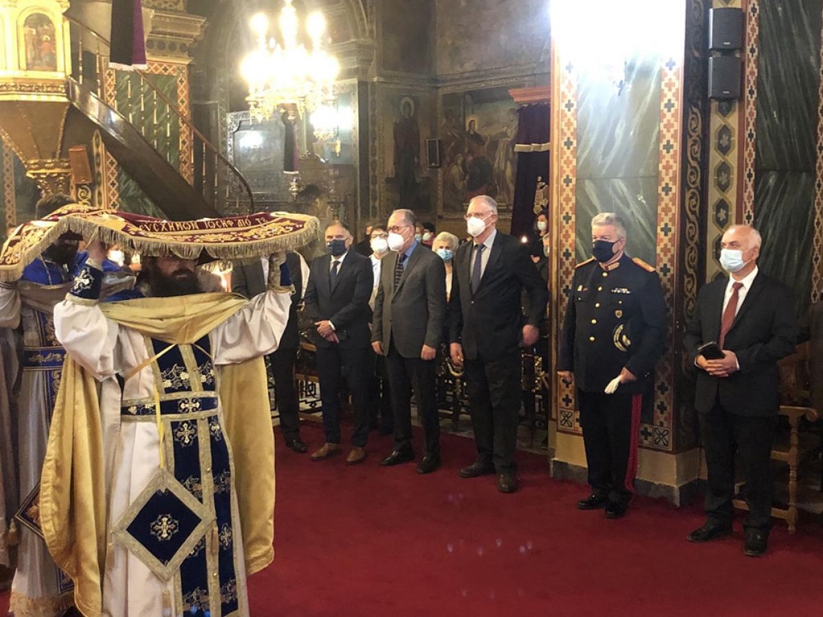 Στη Σπάρτη για την ακολουθία του Επιταφίου ο Περιφερειάρχης