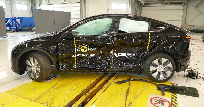 Tesla Model Y: Διέπρεψε στα crash test με ασφάλεια 5 αστέρων από το Euro NCAP