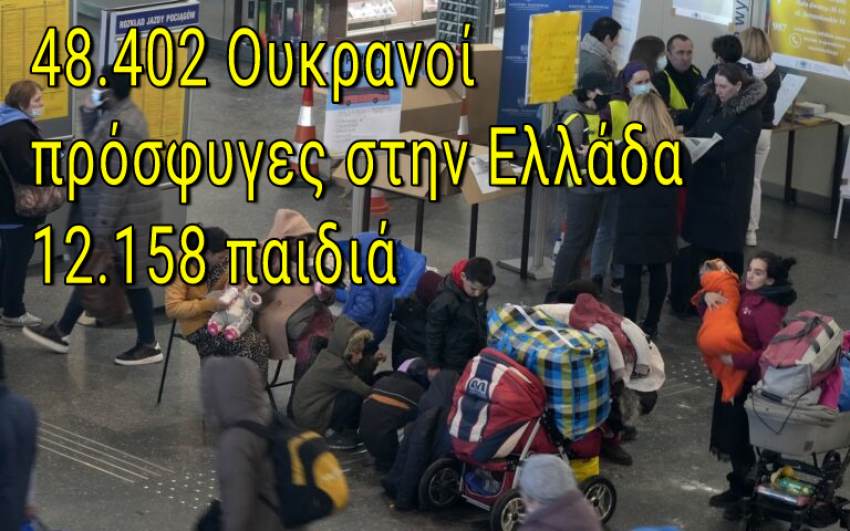 12.402 Ουκρανοί πρόσφυγες στην Ελλάδα,  12.158 παιδιά