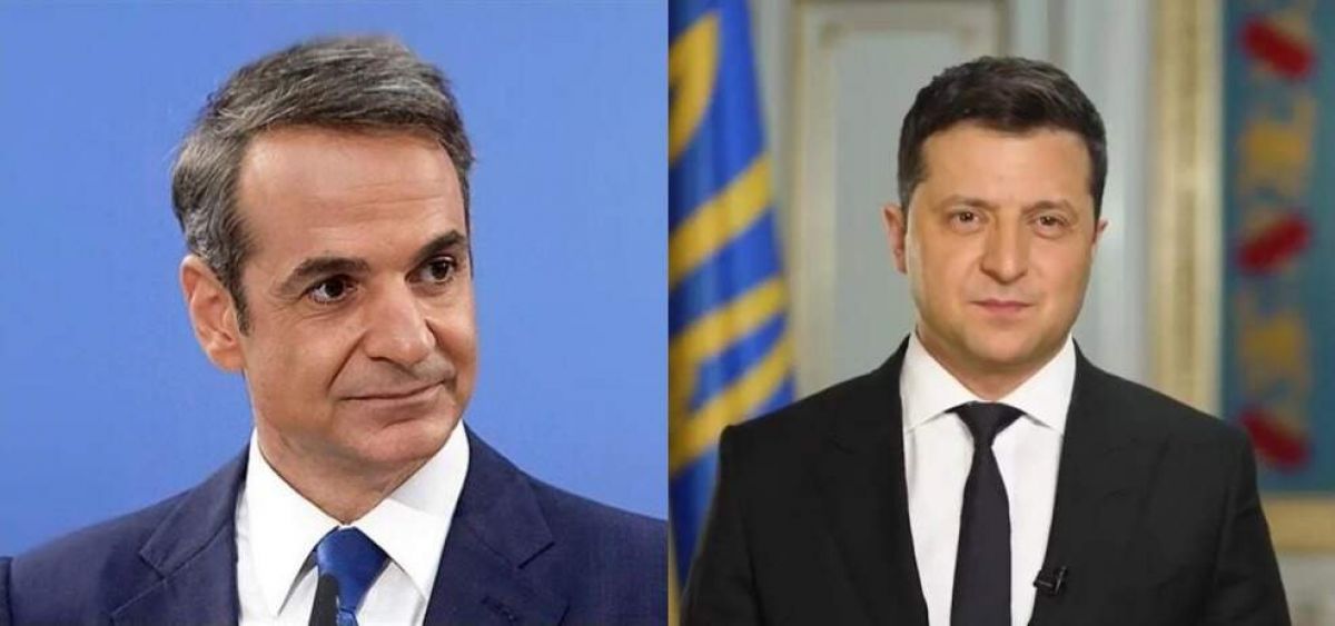 Τηλεφωνική επικοινωνία Μητσοτάκη με τον Πρόεδρο της Ουκρανίας Ζελένσκι - Τι συζητήθηκε