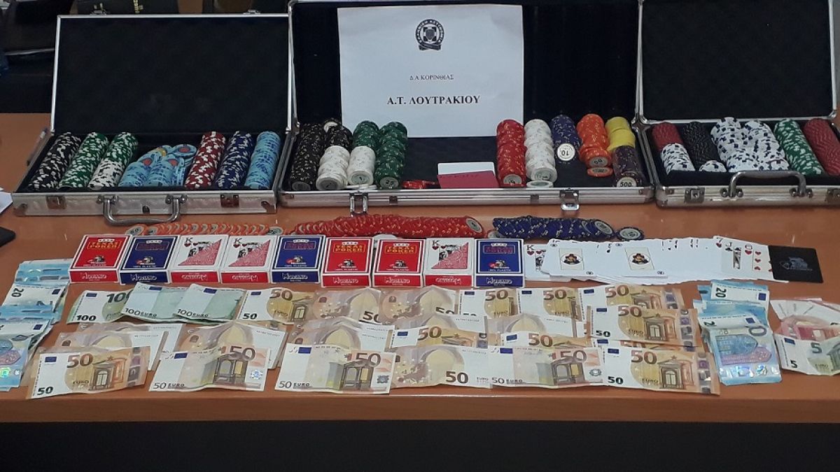 Συνελήφθησαν έντεκα άτομα για διενέργεια παράνομου τυχερού παιχνιδιού στην Κορινθία
