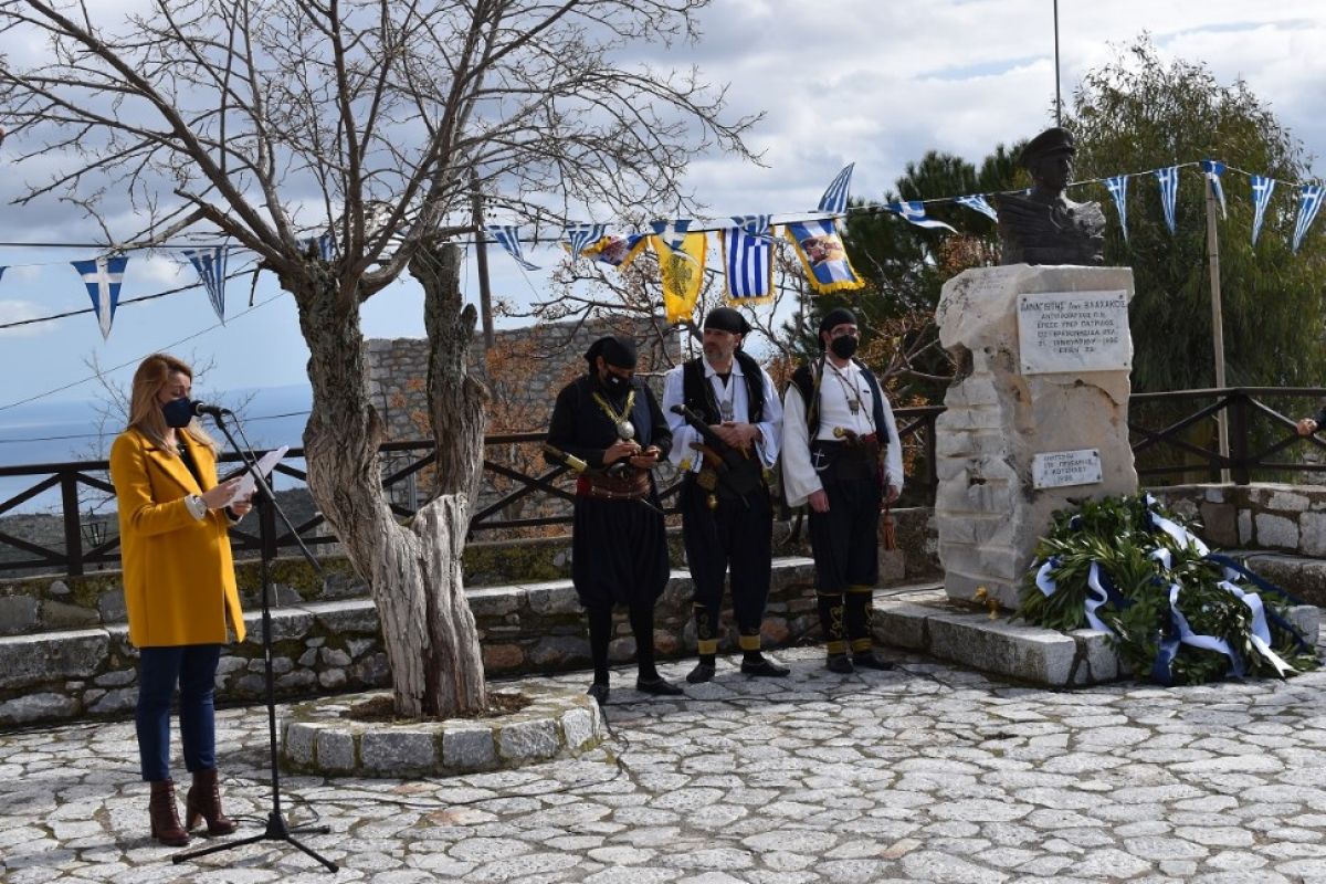 Επιμνημόσυνη δέηση στη Λάγια για τον πεσόντα Μανιάτη Ήρωα ΑΝΤΙΠΛΟΙΑΡΧΟ Παναγιώτη Βλαχάκο