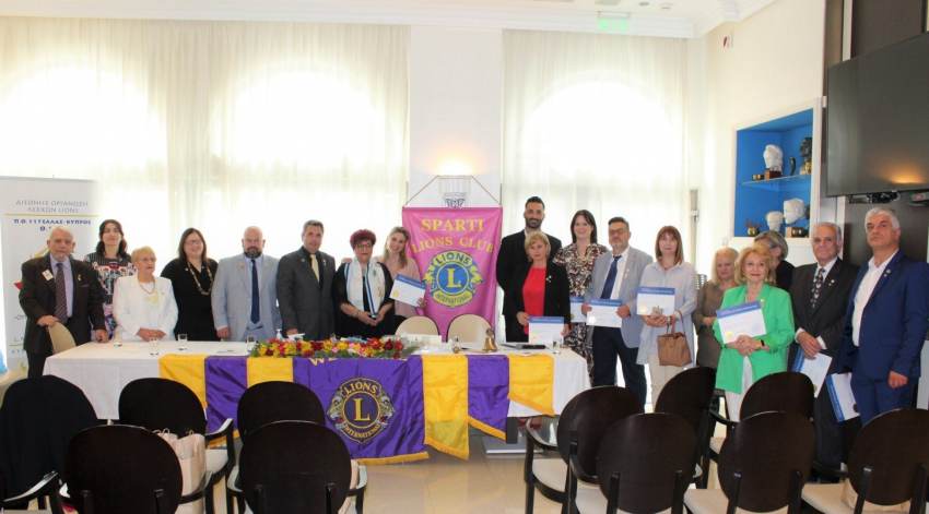 Συνάντηση μελών του Lions Club Aparti με το Σεβασμιότατο Μητροπολίτη Μονεμβασίας και Σπάρτης, κ.κ. Ευστάθιο.