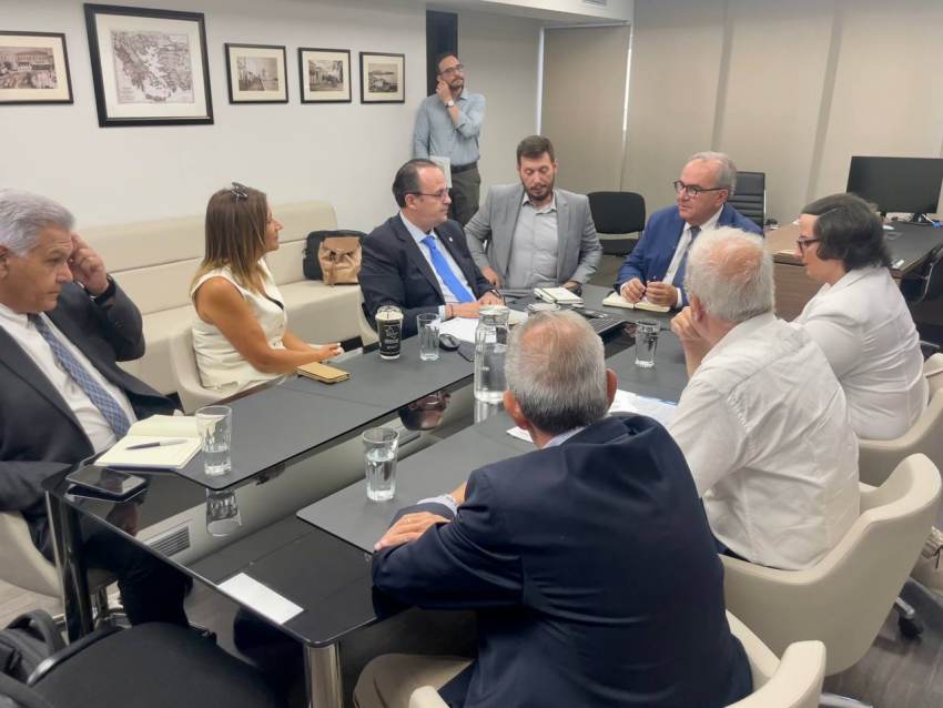 ΕΠΙΣΚΕΨΗ ΑΝ. ΥΠΟΥΡΓΟΥ ΟΙΚΟΝΟΜΙΚΩΝ κ. Ν. ΠΑΠΑΘΑΝΑΣΗ  ΣΤΑ ΓΡΑΦΕΙΑ ΤΟΥ ΕΦΕΠΑΕ