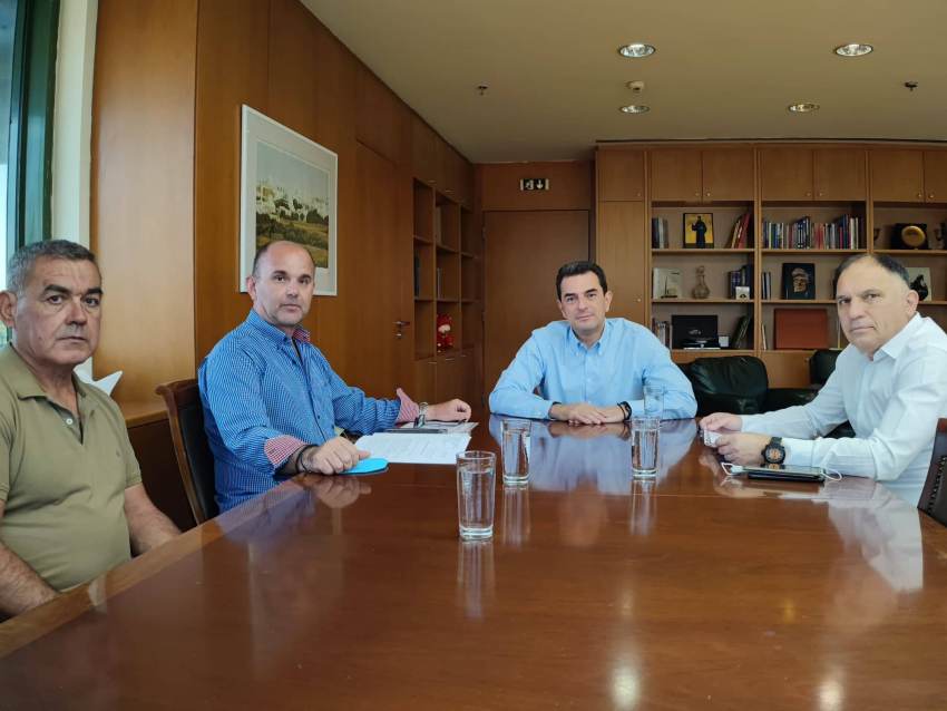Συνάντηση Σκρέκα – Κρητικού με τον Συνεταιρισμό Μολάων-Πακίων