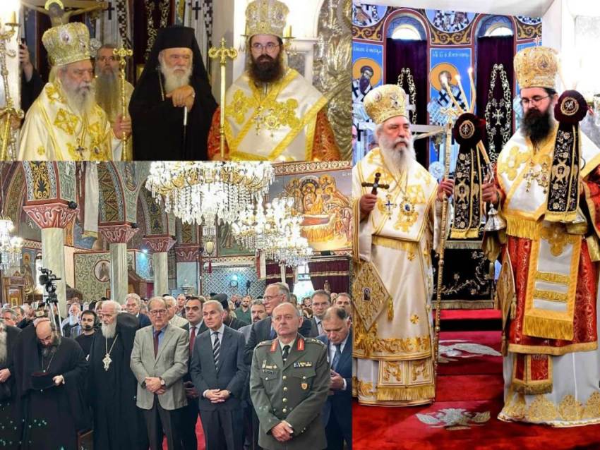 Ο Περιφερειάρχης Πελοποννήσου παρέστη στη χειροτονία του Επισκόπου Λακεδαιμονίας κ. Θεοφίλου