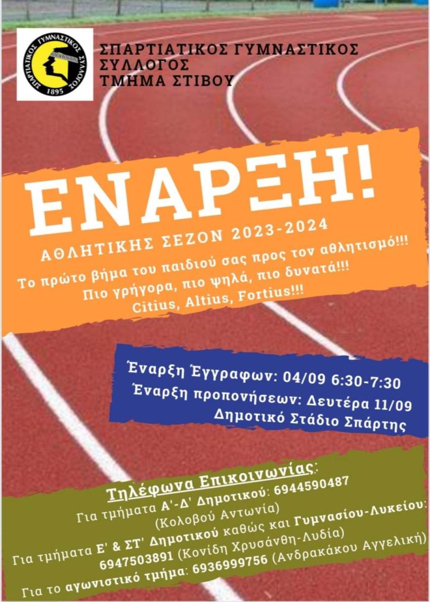 Λάβετε θέσεις…  Έτοιμοι…  Φύγαμε….