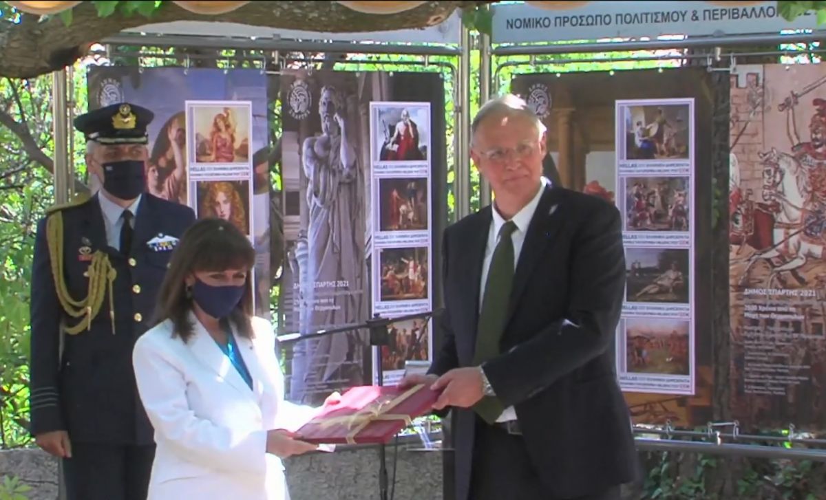 Συγχαρητήρια και ευχαριστίες εξέφρασε η Προέδρος της Δημοκρατίας Κατερίνα Σακελλαροπούλου, στον Δήμαρχο Σπάρτης Πέτρο Δούκα