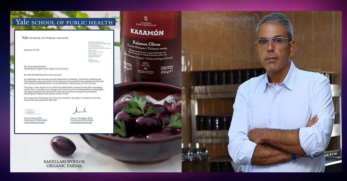 Οι ελιές των ελαιώνων Σακελλαρόπουλου σε έρευνα του πανεπιστημίου Yale της Αμερικής