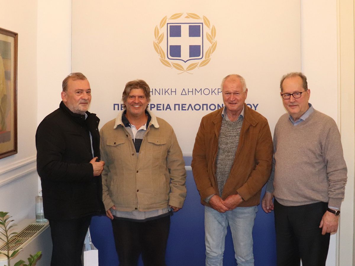 Συνάντηση του περιφερειάρχη Πελοποννήσου Π. Νίκα με επενδυτές για την περιοχή της Λακωνίας