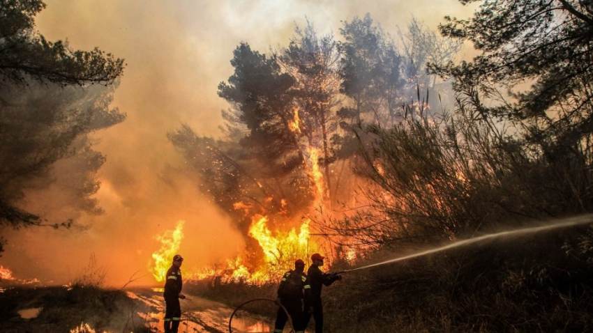 Χάρτης Πρόβλεψης Κινδύνου Πυρκαγιάς για σήμερα, Πέμπτη 6 Ιουλίου