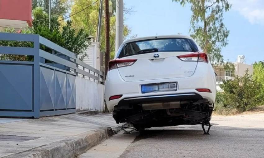 «Γδύνουν» αυτοκίνητα εξω από την πόρτα του σπιτιού