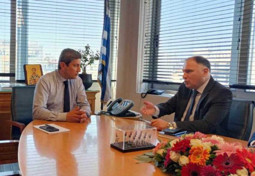 Συνάντηση με τον Υπουργό Αγροτικής Ανάπτυξης και Τροφίμων, Λευτέρη Αυγενάκη